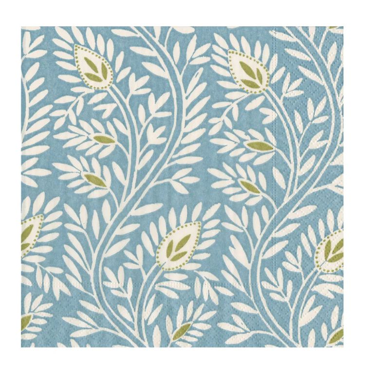 BLUE SAMSARA LUNCH NAPKINS 20 PACK