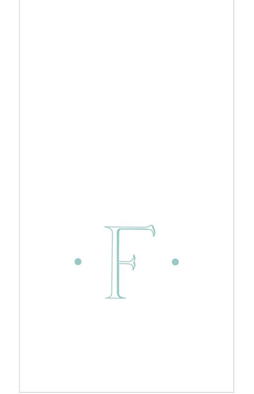 MONOGRAM PAPER LINEN GUEST NAPKINS -  INITIAL F
