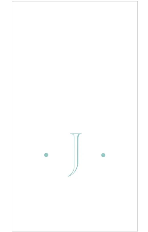 MONOGRAM PAPER LINEN GUEST NAPKINS -  INITIAL J