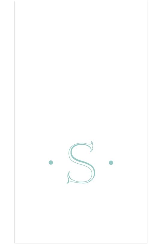 MONOGRAM PAPER LINEN GUEST NAPKINS -  INITIAL S