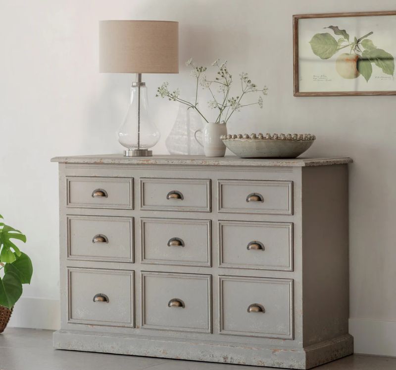 COLLINSON 9 DRAWER CONSOLE