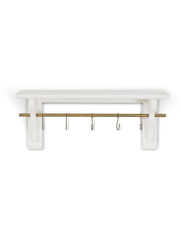 WALCOTE SHELF SMALL IN LILY WHITE