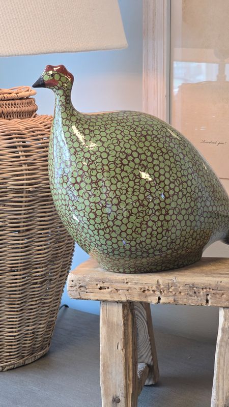 LARGE BORDEAUX SPOTTED GREEN GUINEA FOWL