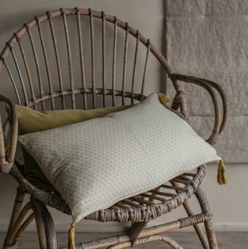 NATTI PRINT CUSHION IN SCALLION 30x50cm