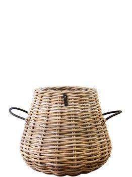 MEGA PEAR RATTAN POT
