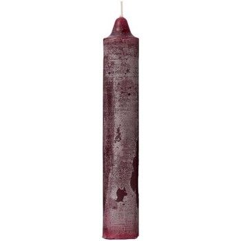 RUSTIC PILLAR CANDLE 23x3.8cm IN RED