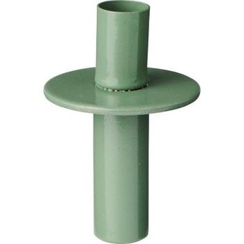 BOTTLE TOP CANDLE HOLDER FOR TAPERS IN GREEN