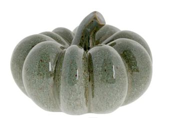 HALLIA PUMPKIN IN GREEN 9.5cm