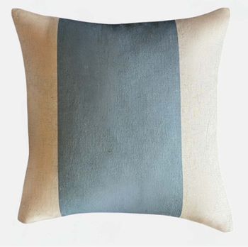 BLUE ATLANTIC STRIPE CUSHION 50x50cm