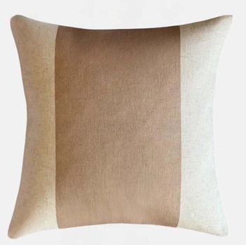 CHAMPAGNE ATLANTIC STRIPE CUSHION 50x50cm