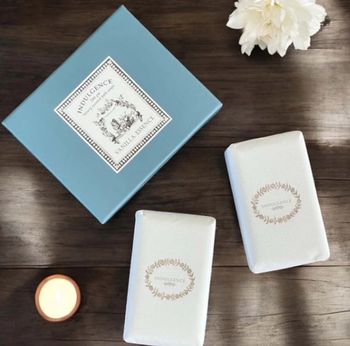 SOAP BOX SET OF 2 IN VANILLA