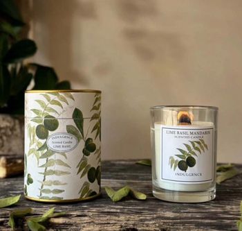 CANDLE CANISTER LIME BASIL