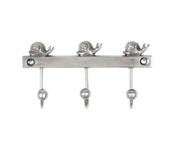 PETITE SILVER SNAIL TRIPLE HOOK