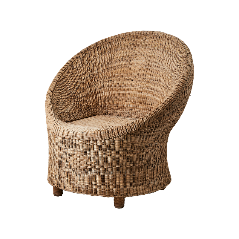 TRIBE CHAIR IN NATURAL RATTAN