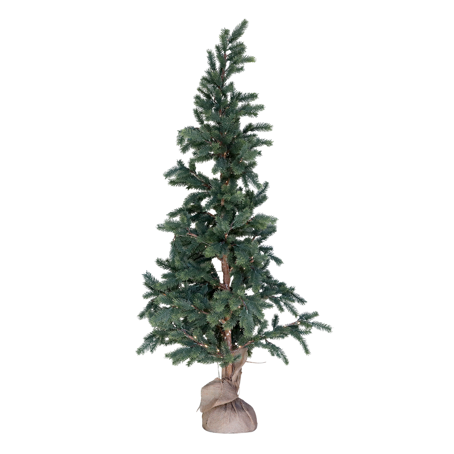 FAUX FIR CHRISTMAS TREE WITH LED LIGHTS 150cm