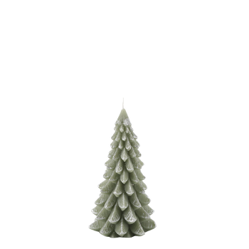 VERTE CHRISTMAS TREE CANDLE H18.5cm