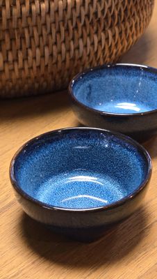 DIPPING BOWL IN OCEAN BLUE DIPPING BOWL IN OCEAN BLUE