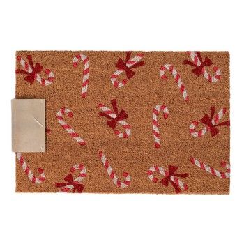 CANDY CANE DOORMAT