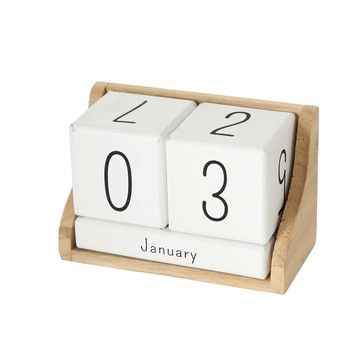 WHITE CALENDAR BLOCK