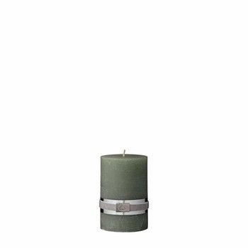 RUSTIC DESIGNER CANDLE WINTER GREEN H6cm x Dia 4.5cm