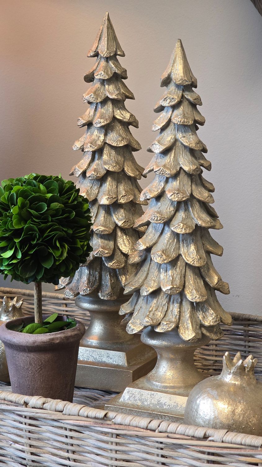 GRACIE GOLD DECORATIVE TREE SMALL