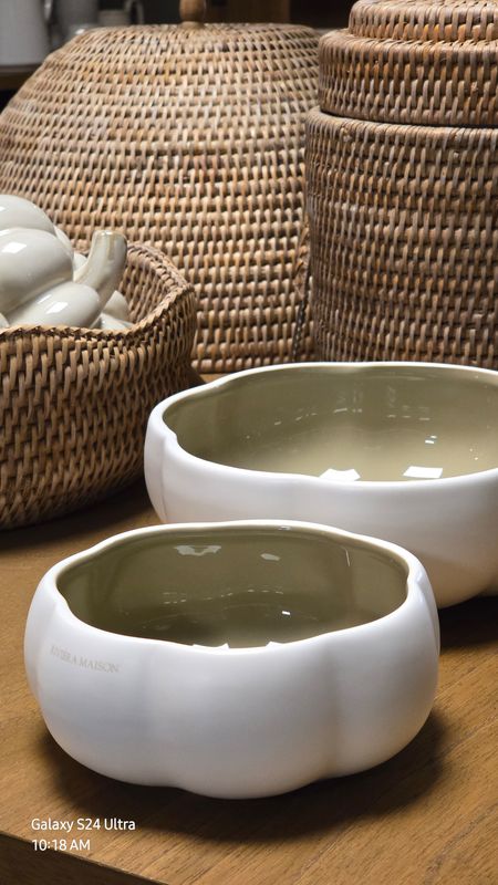 SET OF 2 DUAL TONE SERVING BOWLS