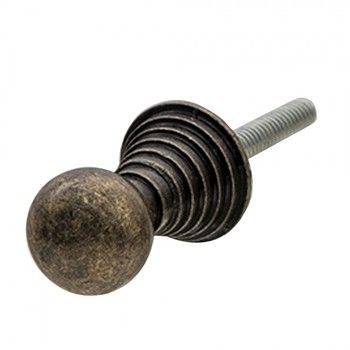BROWN IRON FURNITURE KNOB