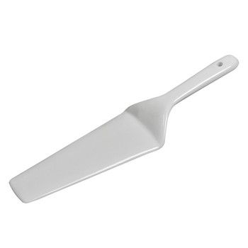 WHITE CERAMIC CAKE SERVER