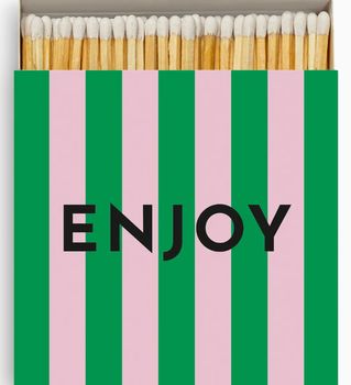 ENJOY STRIPE BOX LONG MATCHES