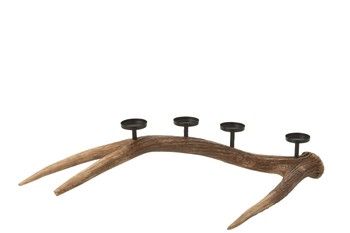 ANTLER CANDLE HOLDER IN SMALL