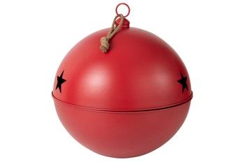 EXTRA LARGE RED MATT CHRISTMAS BELL