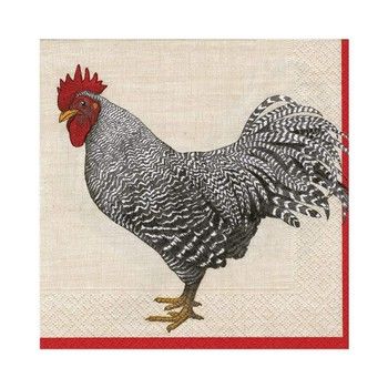 LE COQ IVORY LUNCH NAPKIN