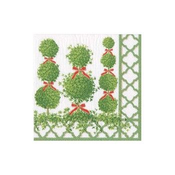 TOPIARIES COCKTAIL NAPKIN 20 PACK