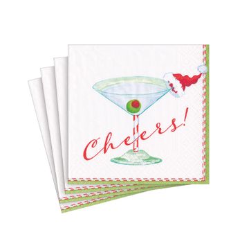 CHRISTMAS COCKTAIL NAPKIN 20 PACK