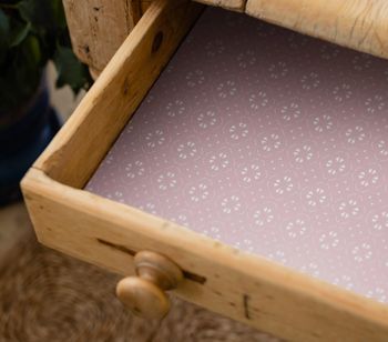 NEROLI AND BERGAMOT SCENTED DRAWER LINERS IN PINK