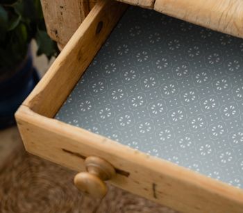 FRESH LINEN SCENTED DRAWER LINERS IN DUSK BLUE