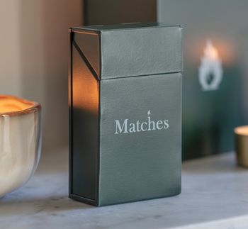 MATCH BOX HOLDER IN FOREST GREEN