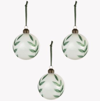 KEMBLE VINE BAUBLES SET OF 3 KEMBLE VINE BAUBLES SET OF 3