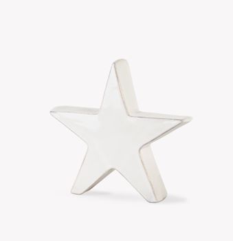 ITHACA WHITE STANDING STAR IN SMALL ITHACA WHITE STANDING STAR IN SMALL