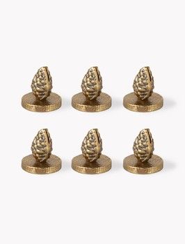 BLOXHAM SET OF 6 PINE CONE PLACE CARD SETTINGS BLOXHAM SET OF 6 PINE CONE PLACE CARD SETTINGS