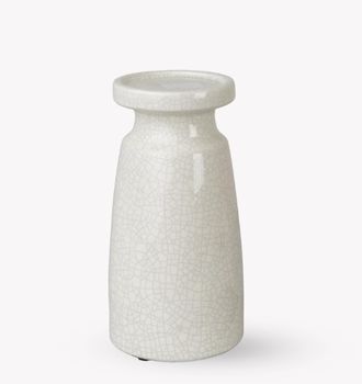 RAVELLO CRACKLED CANDLE HOLDER IN LARGE
