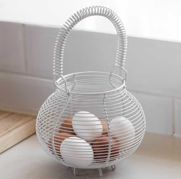 BROMPTON EGG BASKET IN CHALK
