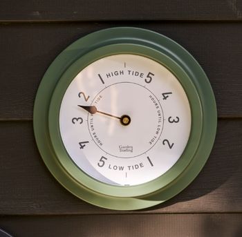 NARBERTH TIDE CLOCK IN THISTLE GREEN
