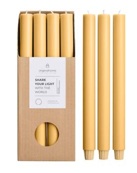 VEGAN EXTRA LONG CANDLE IN YELLOW VEGAN EXTRA LONG CANDLE IN YELLOW