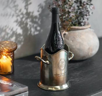 SMITHFIELD BRASS WINE COOLER