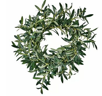 FAUX OLIVE WREATH 60cm
