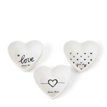 LOVELY HEART BOWLS 3 PIECE SET