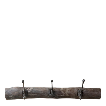 RUSTIC 3 HOOK RACK