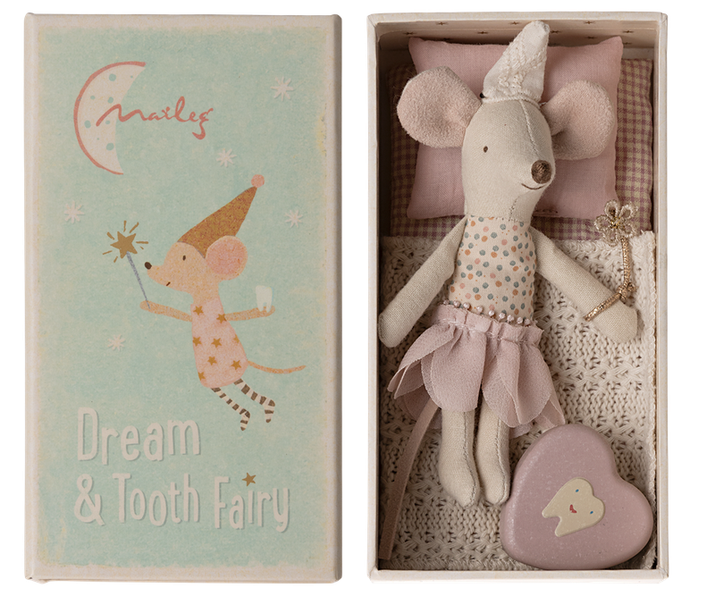 ROSE TOOTH FAIRY MOUSE