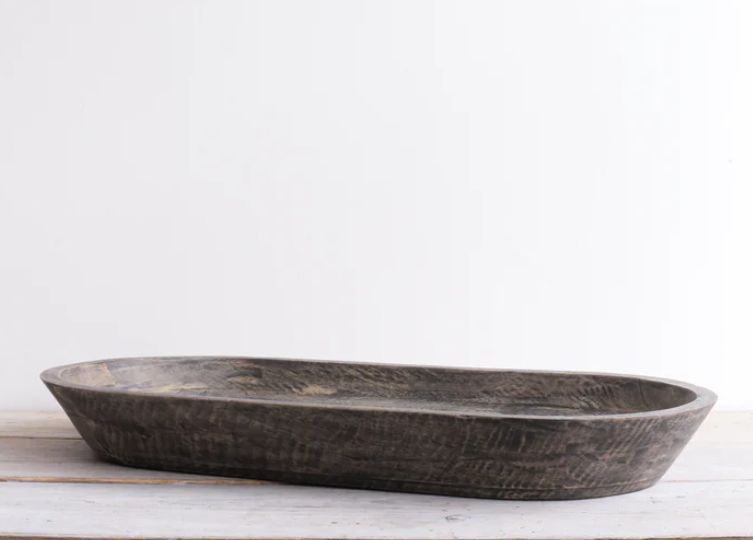 CARO LARGE WOODEN TROUGH